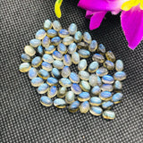 Labradorite Oval 5X7 MM Cabs. Natural Blue Fire Cabs , Gemstone cabs pack of 10 pc , Gemstone cabs