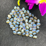 Labradorite Oval 4X6 MM Cabs. Natural Blue Fire Cabs , Gemstone cabs pack of 6 pc , Gemstone cabs