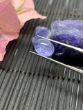 Tanzanite Cabochon 8x10 mm Calibrated Size Code #T31 Weight 4 carats -Good Quality Natural Tanzanite Cabs