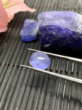 Tanzanite Cabochon 8x10 mm Calibrated Size Code #T31 Weight 4 carats -Good Quality Natural Tanzanite Cabs