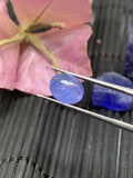 Tanzanite Cabochon 7X9 mm Calibrated Size Code #T49 Weight 2.5 carat -AAA Quality Natural Tanzanite Cabs