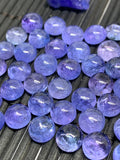 Tanzanite Cabochon Round 7mm Size Code #T63 -Good Quality Natural Tanzanite Round Cabs