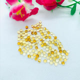 Citrine 5MM AA Quality Round Cabochons , yellow color cabs, Natural Citrine Cabs , Pack of 10 pcs