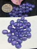 Tanzanite Cabochon Oval 7x9 mm Calibrated Size Code #T72 -Good Quality Natural Tanzanite Cabs- Tanzanite Loose Stones