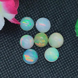 Ethiopian Opal 9MM  Cabochon  Code E#37- Weight 2.5 cts  AAAA Quality  Ethiopian Opal Round Cabs , Pack of 1 PC Video Available.