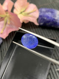 9x11 mm Tanzanite Cabochon Oval Calibrated Size Code #T105 Weight 6 carat -4A Quality Natural Tanzanite Cabs