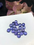 5mm Tanzanite Cabochon Round Calibrated Size Code #T127 -4A Quality Natural Tanzanite Cabs- Tanzanite Loose Stone