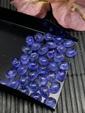 6x8 mm Tanzanite Cabochon Oval Calibrated Size Code #T199 -4A Super Quality Natural Tanzanite Cabs (1Piece)