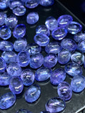 5x7 mm Tanzanite Cabochon Oval Calibrated Size Code #T202 -4A Super Quality Natural Tanzanite Cabochon