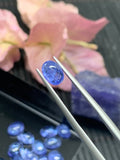 5x7 mm Tanzanite Cabochon Oval Calibrated Size Code #T203 -4A Super Quality Natural Tanzanite Cabochon