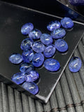 5x7 mm Tanzanite Cabochon Oval Calibrated Size Code #T203 -4A Super Quality Natural Tanzanite Cabochon