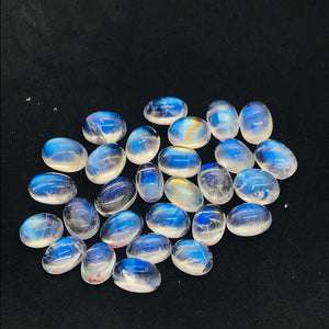 Moonstone 6X9 MM Oval Cabs , Pack of 4 Pcs. AAAA quality cabochon. loose gemstone. Loose cabochon code # R14