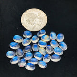 Moonstone 6X9 MM Oval Cabs , Pack of 4 Pcs. AAAA quality cabochon. loose gemstone. Loose cabochon code # R14