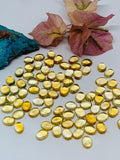 5 Pcs Citrine Cabochon 7x9 mm size - AA+ Quality Citrine Oval Cabochons - Natural Citrine Cabs- Pack of 5 Pieces