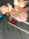 Garnet Round Faceted 9 mm size - Code #G8(B) -Garnet Cut Stone -Natural Garnet Loose Stone - AAA Quality Stones- Pack of 1 Piece