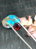 Garnet Round 10mm Faceted -Natural Garnet Loose Stone - AAA Quality Stones- Pack of 1 Piece