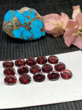 Garnet Oval Faceted 8x10 mm size - Code #G8 -Garnet Cut Stone -Natural Garnet Loose Stone - AAA Quality Stones- Pack of 1 Piece