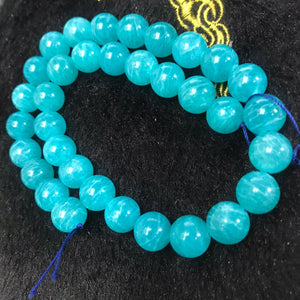 10mm Amazonite Round beads, Good Quality beads , Length in 40 Cm- Amazonite Wholesale Beads-,Dyed amazonite