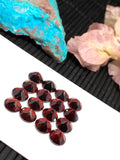 Garnet Round Faceted 8 mm size - Code #G16 -Garnet Cut Stone -Natural Garnet Loose Stone - AAA Quality Stones- Pack of 1 Piece