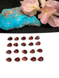 Garnet Pear Faceted 5x7 mm size Cut stone - Code #G20  - Natural Garnet Loose Stone - AAA Quality Stones- Pack of 8 Piece