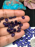 5 Pcs Iolite Oval Cabochon 6x8mm size Code #i1 Blue Color- AA Quality Natural Iolite Cabs -Iolite Loose Stones (Pack of 5 Pieces )