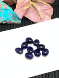 5 Pcs Iolite Oval Cabochon 6x8mm size Code #i3 Blue Color- AA Quality  Natural Iolite Cabs -Iolite Loose Stones  (Pack of 5 Pieces )