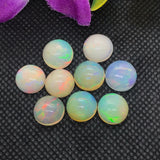 Ethiopian Opal 11MM Cabochon  Code E#5-   AAA Quality  Ethiopian Opal Round Cabs-Video Available pack of 1 Pc , video available