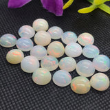 Ethiopian Opal 10MM Cabochon Code E#14- Weight 2.30 cts AAA Quality Ethiopian Opal Round Cabs-, Pack of 1 PC, Video Available