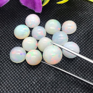 Ethiopian Opal 11MM Cabochon Code E#12- Weight 3.30 cts AAA Quality Ethiopian Opal Round Cabs-, Pack of 1 PC, Video Available