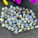 Labradorite Oval 5X7 MM Cabs. Natural Blue Fire Cabs , Gemstone cabs pack of 10 pc , Gemstone cabs