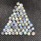 4MM Labradorite Round Cabs. Natural Blue Fire Cabs , Gemstone cabs pack of 10 pc , Gemstone cabs