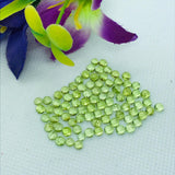 4MM Peridot Round Cabs , pack of 8 Pc. Natural Peridot Cabochon, loose gemstone cab . AA Quality