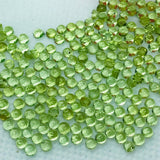 3MM Peridot Round Cabs , pack of 10 Pc. Natural Peridot Cabochon, loose gemstone cab . AA Quality