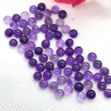 Amethyst 6MM Cabs AA Quality , Pack of 10 Pieces , African Amethyst cabochon , Loose stone . purple Amethyst cabs