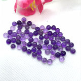 Amethyst 5MM Cabs ,AA Quality Pack of 10 Pieces , African Amethyst cabochon , Loose stone . purple Amethyst cabs