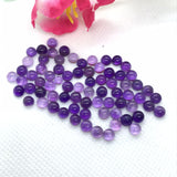 Amethyst 5MM Cabs ,AA Quality Pack of 8 Pieces , African Amethyst cabochon , Loose stone . purple Amethyst cabs