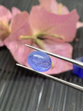 Tanzanite Cabochon 7X9 mm Calibrated Size Code #T49 Weight 2.5 carat -AAA Quality Natural Tanzanite Cabs