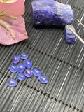 Pack of 10 Pcs Tanzanite Cabochon 6x8 mm Calibrated Size Code #T52 Weight 15 carat -Good Quality Natural Tanzanite Cabs