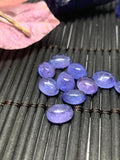 Pack of 10 Pcs Tanzanite Cabochon 6x8 mm Calibrated Size Code #T52 Weight 15 carat -Good Quality Natural Tanzanite Cabs