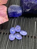 Pack of 5 Pcs Tanzanite Cabochon 5x7 mm Calibrated Size Code #T59 Weight 6 carat -Good Quality Natural Tanzanite Cabs