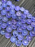 Tanzanite Cabochon Round 7mm Size Code #T63 -Good Quality Natural Tanzanite Round Cabs