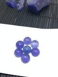 Tanzanite Cabochon  9mm Size Round Code #T65 -Good Quality Natural Tanzanite Round Cabs