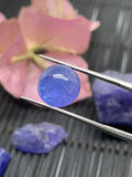 Tanzanite Cabochon Round 9mm Size Code #T67 Weight 5 carat -Good Quality Natural Tanzanite Round Cabs