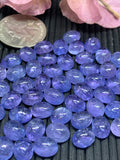 Tanzanite Cabochon Oval 7x9 mm Calibrated Size Code #T72 -Good Quality Natural Tanzanite Cabs- Tanzanite Loose Stones