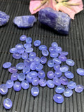 Tanzanite Cabochon Oval 6x8 mm Calibrated Size Code #T94 Weight 12 carat -AAA Quality Natural Tanzanite Cabs