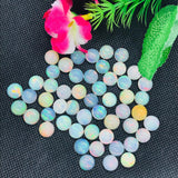 Ethiopian Opal 10MM  Cabochon  Code E#36- Weight 2.75 cts  AAAA Quality  Ethiopian Opal Round Cabs , Pack of 1 PC ,TOP Grade video available