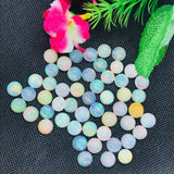 Ethiopian Opal 10MM  Cabochon  Code E#36- Weight 2.75 cts  AAAA Quality  Ethiopian Opal Round Cabs , Pack of 1 PC ,TOP Grade video available