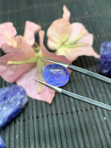 9x11 mm Tanzanite Cabochon Oval Calibrated Size Code #T106 Weight 4.5 carat -4A Quality Natural Tanzanite Cabs