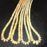 Ethiopian Opal Roundel Beads 4-6MM size, 16 Inch Strand, AA Quality,- Ethiopian opal Roundel , code #2