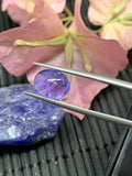 8x10 mm Tanzanite Cabochon Oval Calibrated Size Code #T112A Weight 4 carat -4A Quality Natural Tanzanite Cabs